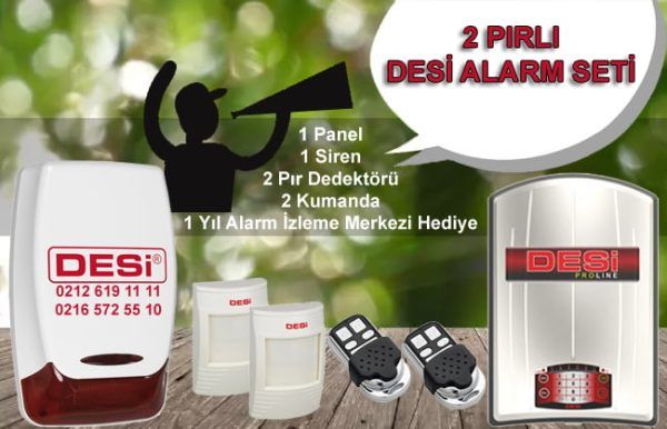 2 Pırlı Desi Alarm Seti