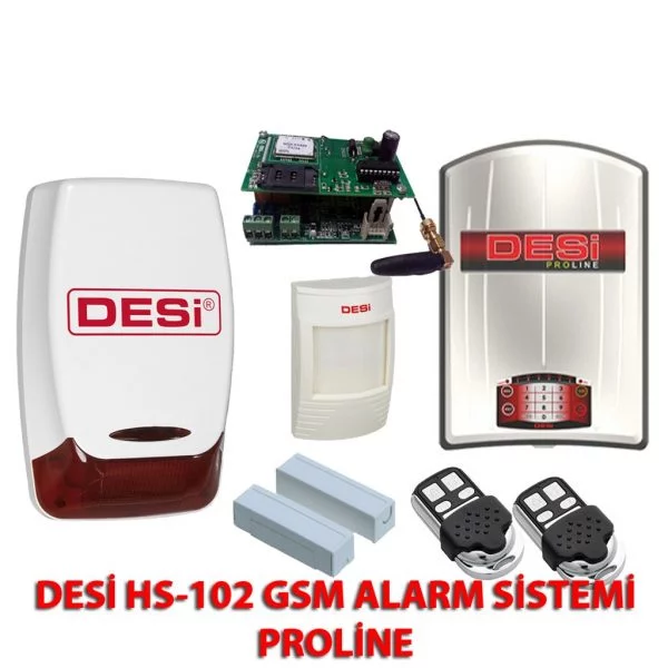 Desi Hs-102 Proline Alarm Sistemi GSM Aramalı Alarm